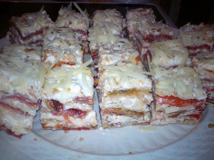 Slana torta od pohovanih paprika