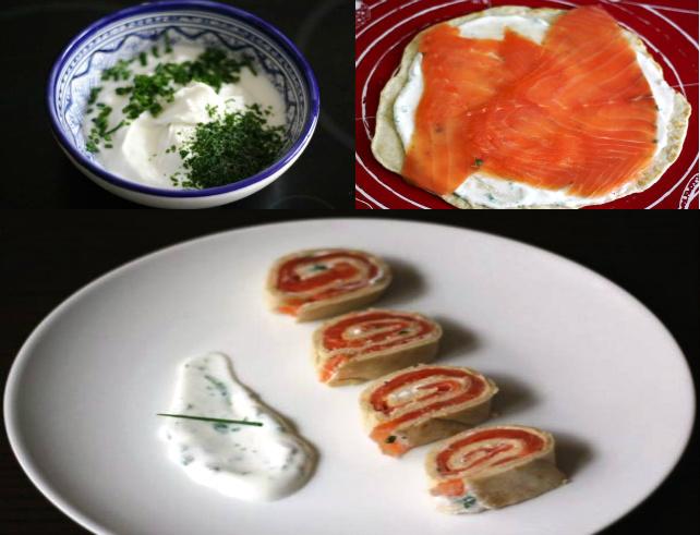 Palacinke sa filetima dimljene ribe